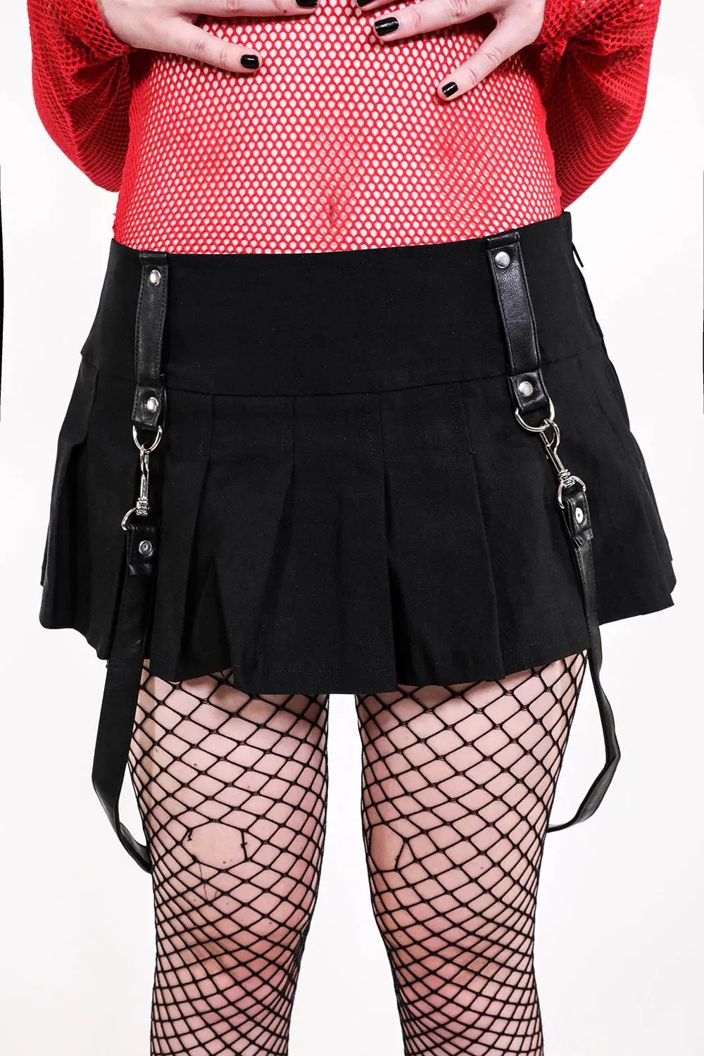 Black Gangsta Pranksta Mini Skirt