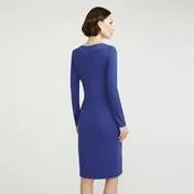 Blue Side Knot Dress