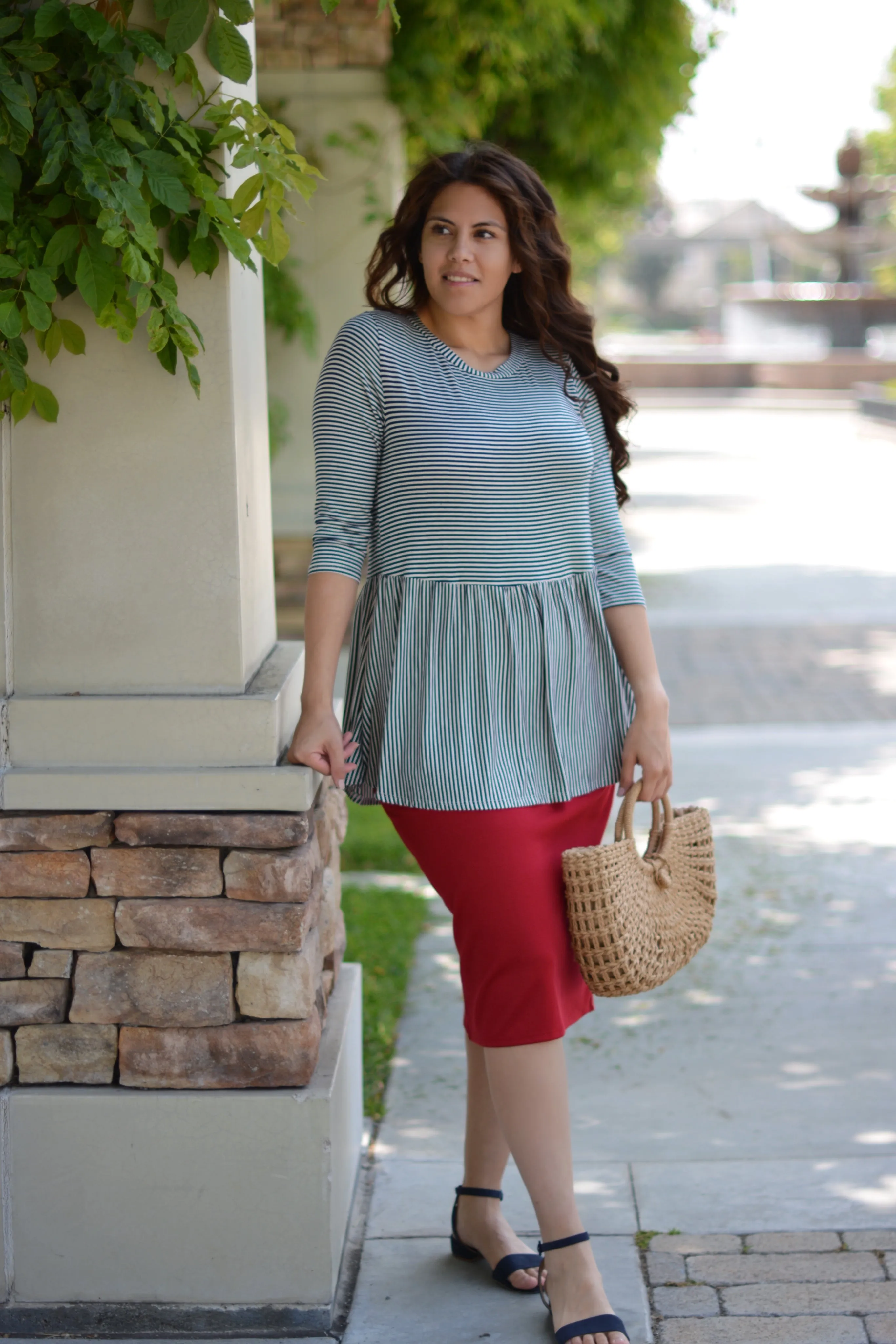 Brooklyn Red Skirt