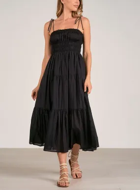 Elan Spaghetti Strap Midi Dress