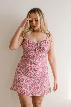 Emma Ditsy Floral Mini Dress