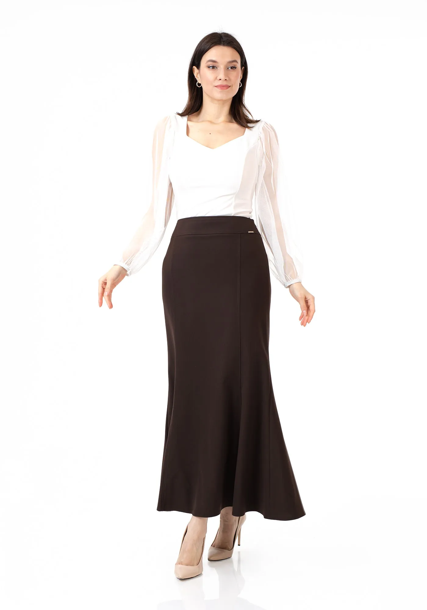 Fishtail Maxi Skirt | Regular & Plus Size