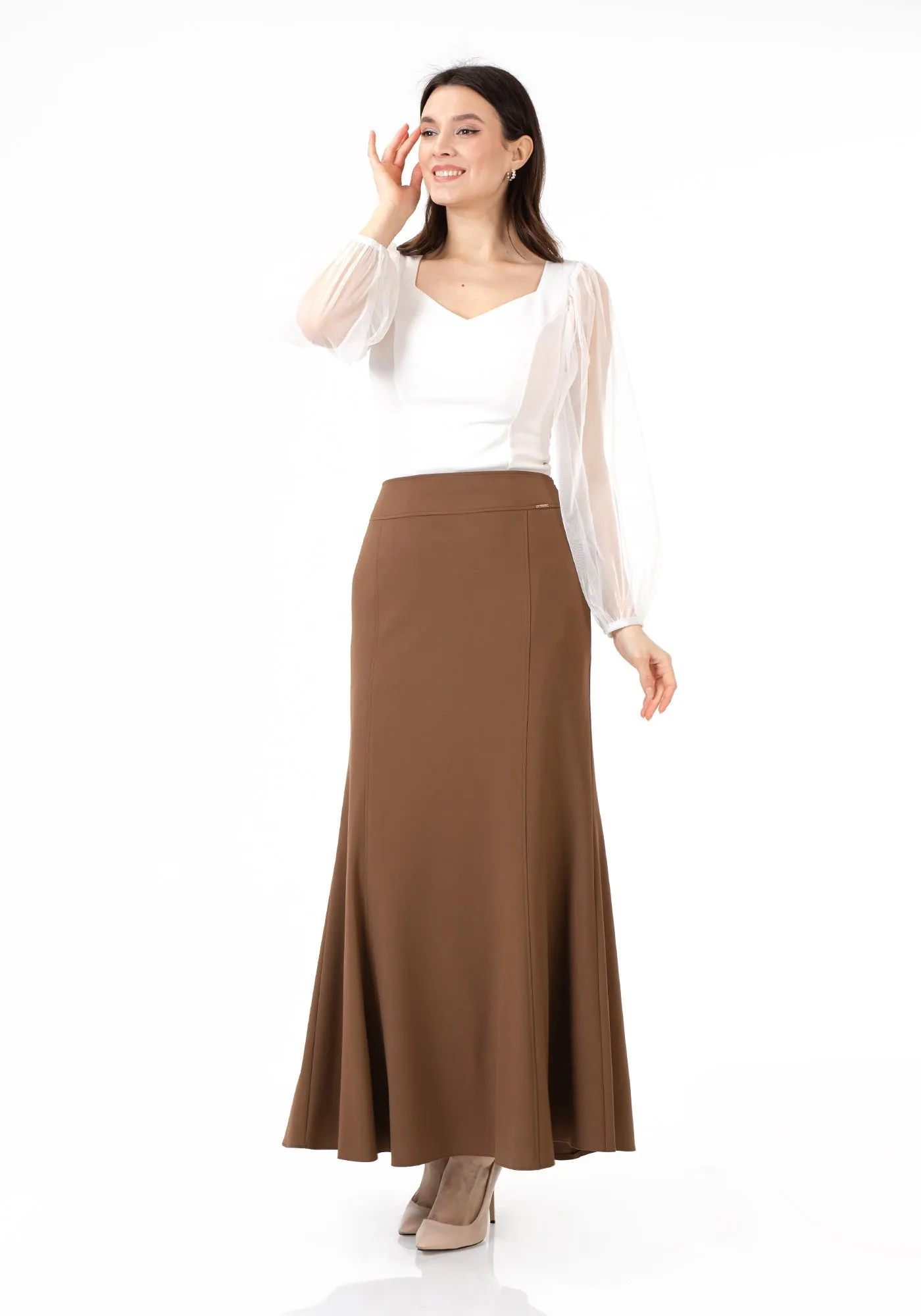 Fishtail Maxi Skirt | Regular & Plus Size