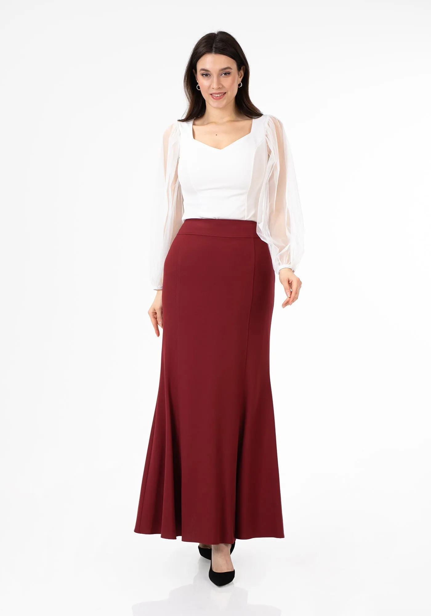 Fishtail Maxi Skirt | Regular & Plus Size