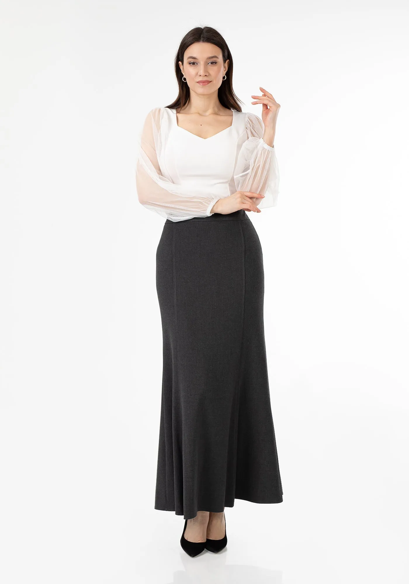 Fishtail Maxi Skirt | Regular & Plus Size