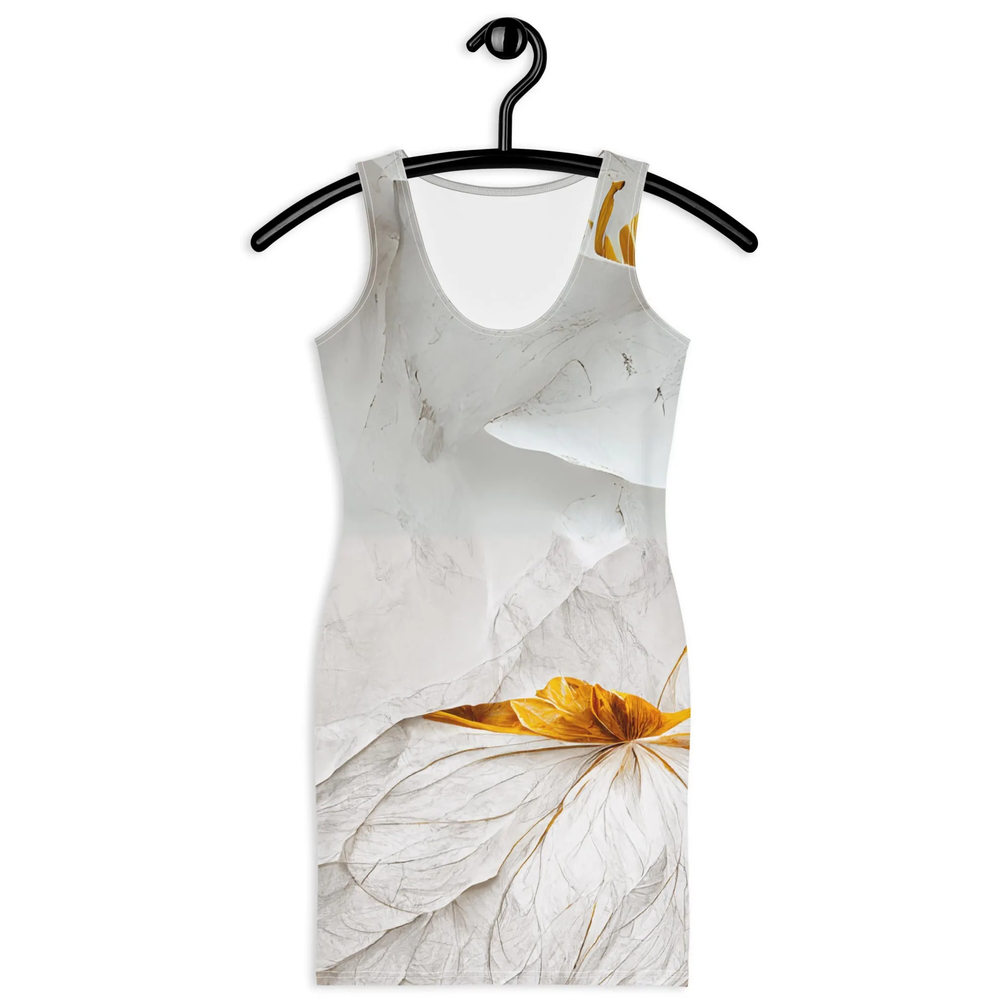 Floral Elegance Meets Supreme Comfort - ChromoCo Bodycon Dress