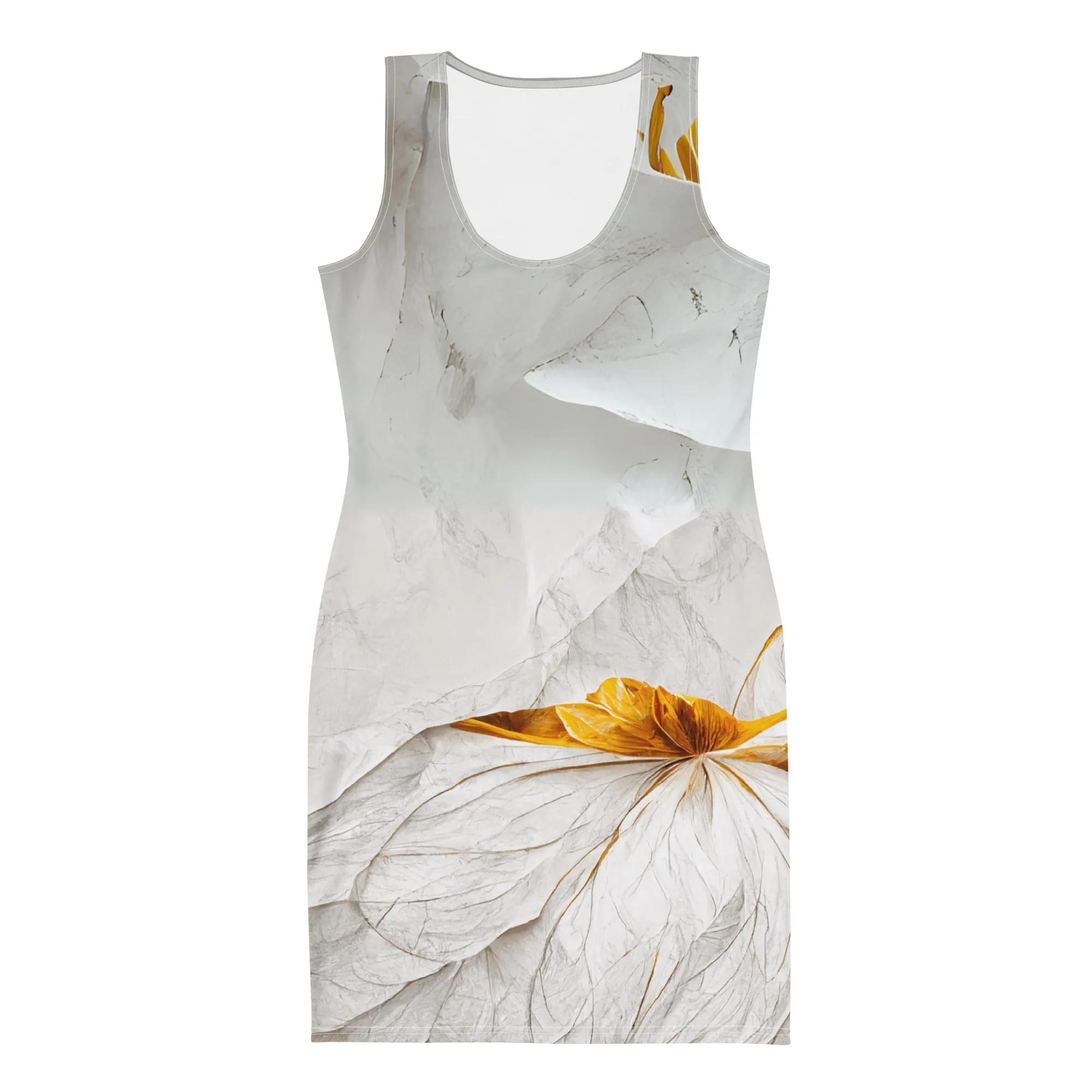 Floral Elegance Meets Supreme Comfort - ChromoCo Bodycon Dress