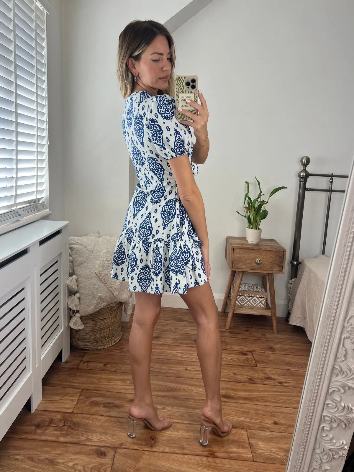 Joanna Blue Floral Dress