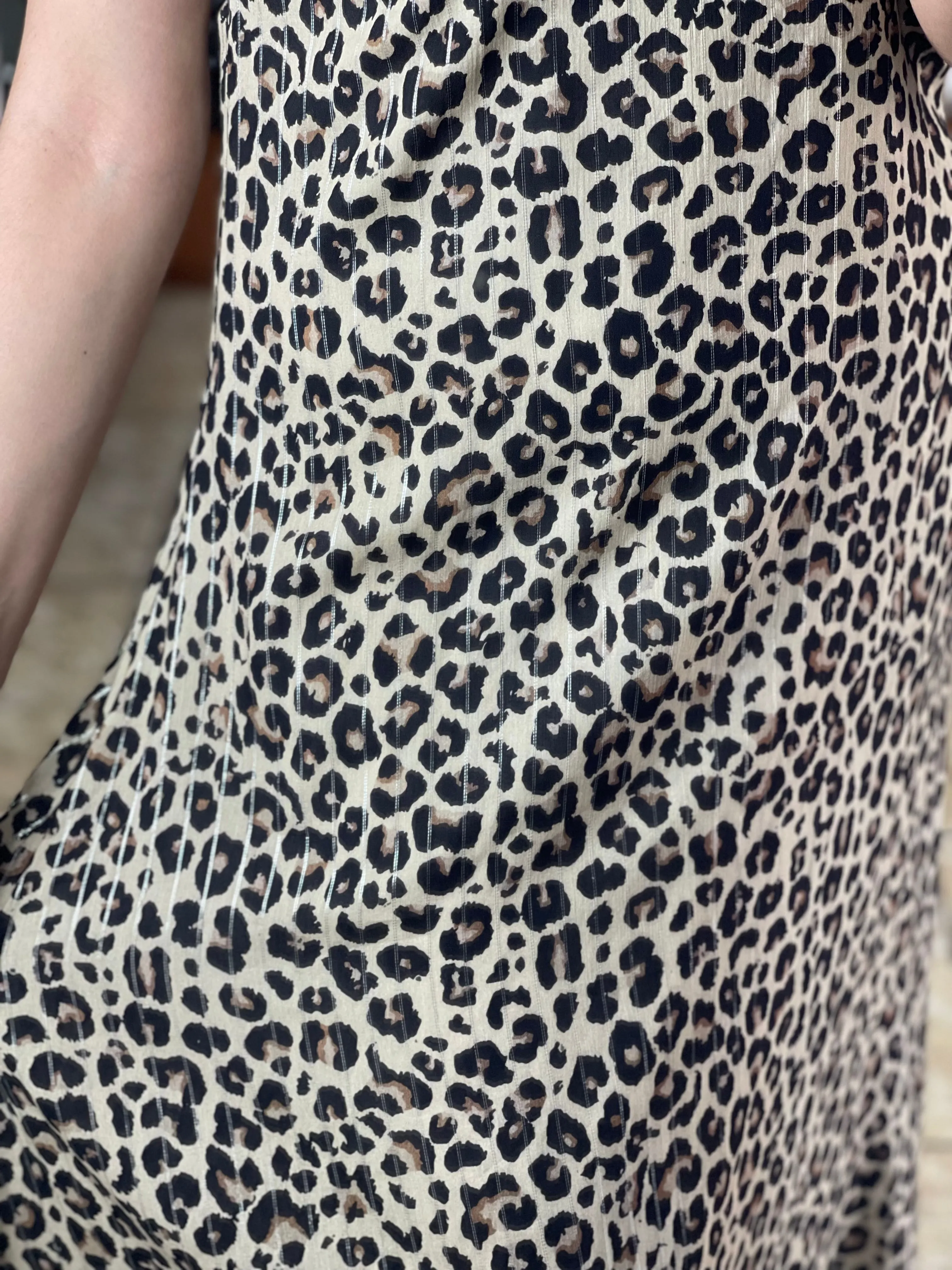 Leopard Maxi OS Dress