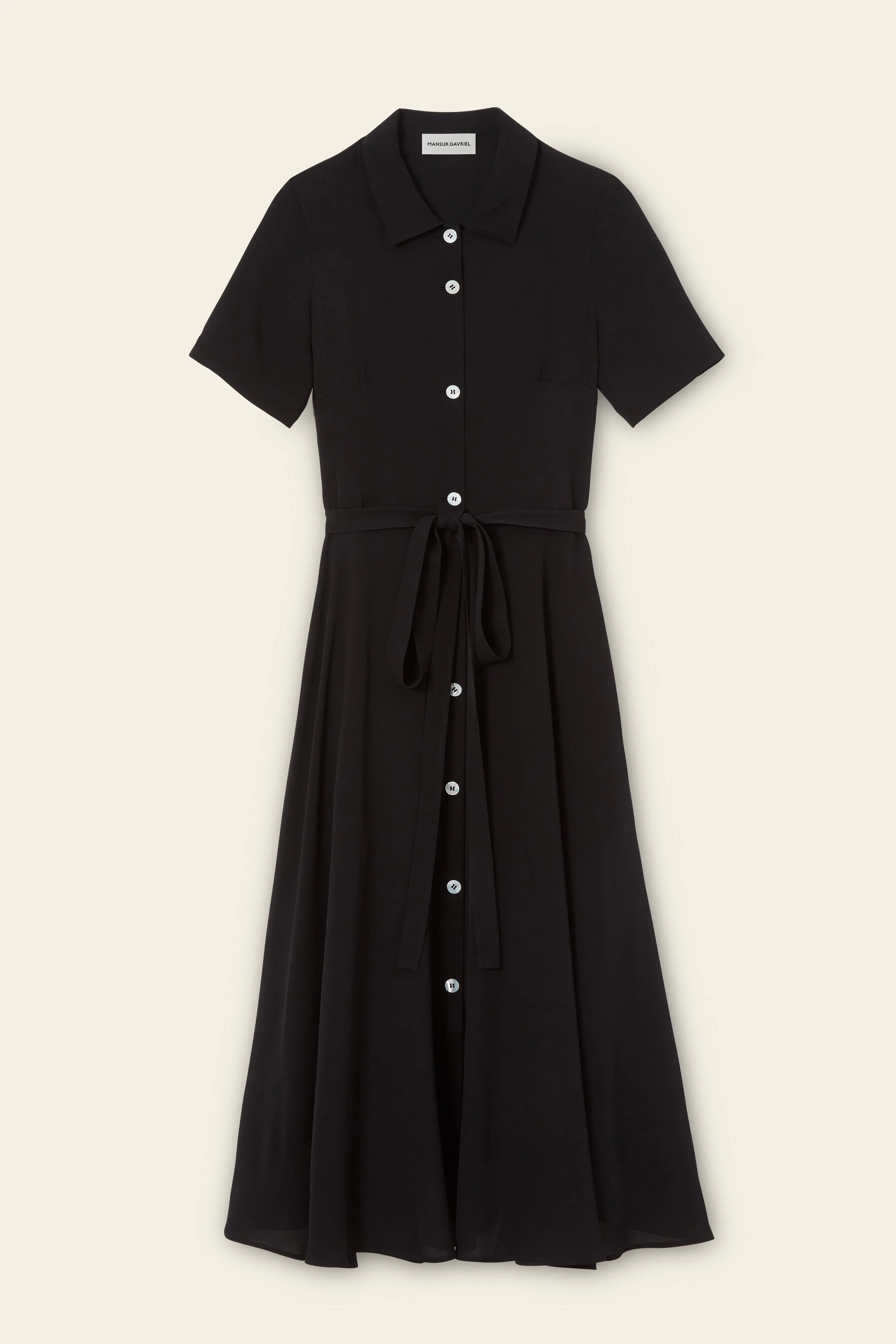 Shirt Dress - Black