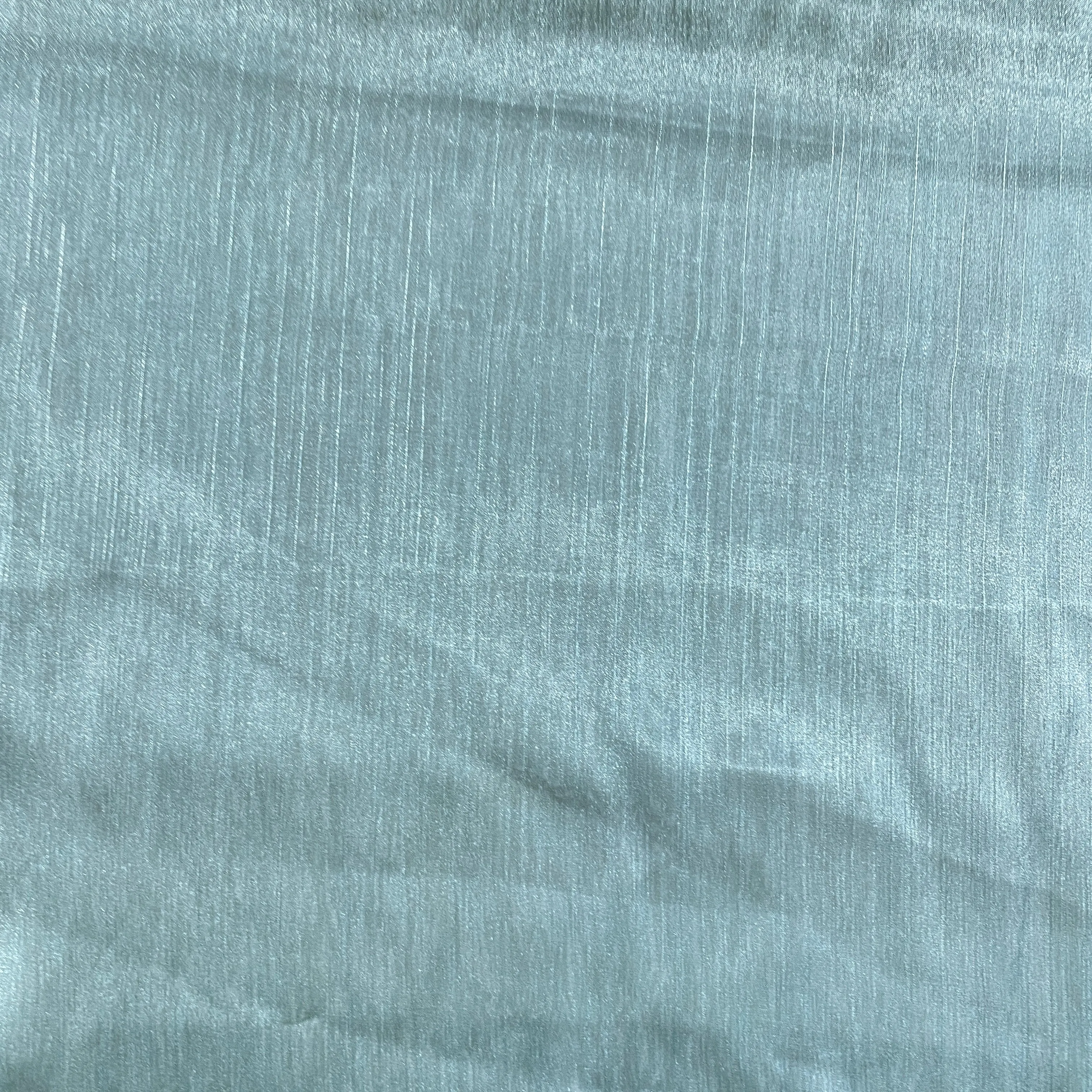 Turquoise Green Solid Organza Chiffon Fabric